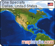 One Specialty satellite map