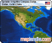 Sprinkler Irrigation Company Dallas satellite map