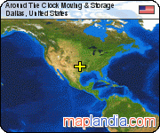 Around The Clock Moving & Storage satellite map