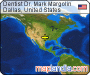 Dentist Dr. Mark Margolin satellite map