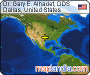 Dr. Gary E. Alhadef, DDS satellite map