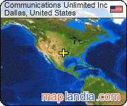 Communications Unlimited Inc satellite map