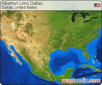 Alberton Limo Dallas satellite map