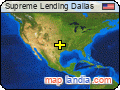 Supreme Lending Dallas satellite map