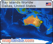 Bay Islands Worldw satellite map
