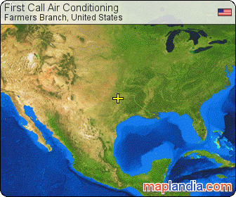 First Call Air Conditioning satellite map