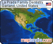 La Prada Family Dentistry satellite map