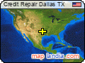 Credit Repair Dallas TX satellite map