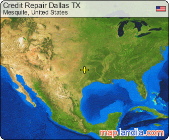 Credit Repair Dallas TX satellite map