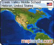 Creek Valley Middle School satellite map