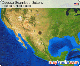 Odessa Seamless Gutters satellite map