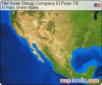 NM Solar Group Company El Paso TX satellite map