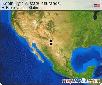 Robin Byrd Allstate Insurance satellite map