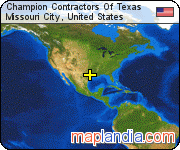 Champion Contractors Of Texas satellite map