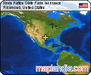 Kevin Patton State Farm Insurance satellite map