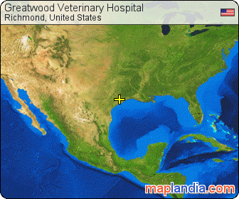 Greatwood Veterinary Hospital satellite map