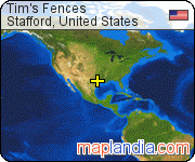 Tim's Fences satellite map