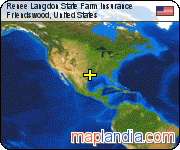 Renee Langdon State Farm Insurance satellite map