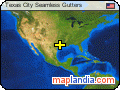 Texas City Seamless Gutters satellite map