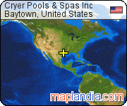 Cryer Pools & Spas Inc satellite map