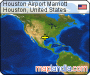 Houston Airport Marriott satellite map