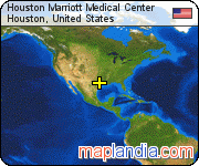 Houston Marriott Medical Center satellite map