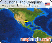 Houston Piano Company satellite map