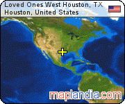 Loved Ones West Houston, TX satellite map