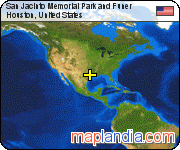 San Jacinto Memorial Park and Funer satellite map