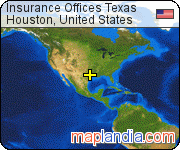 Insurance Offices Texas satellite map