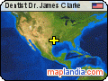 Dentist Dr. James Clarke satellite map