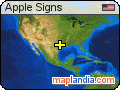 Apple Signs      satellite map