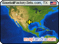 BaseballFactorySets.com, TX satellite map