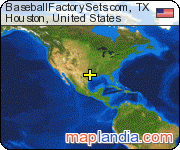 BaseballFactorySets.com, TX satellite map