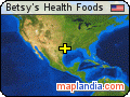 Betsy's Health Foods satellite map