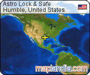 Astro Lock & Safe satellite map