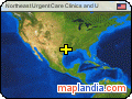 Northeast Urgent Care Clinics and U satellite map
