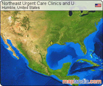 Northeast Urgent Care Clinics and U satellite map