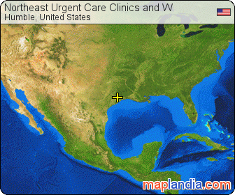 Northeast Urgent Care Clinics and W satellite map