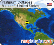 Platinum Cottages satellite map