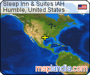 Sleep Inn & Suites IAH satellite map