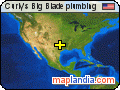 Curly's Big Blade plumbing satellite map