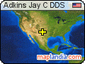 Adkins Jay C DDS satellite map