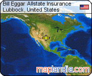 Bill Eggar Allstate Insurance satellite map