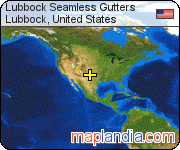 Lubbock Seamless Gutters satellite map