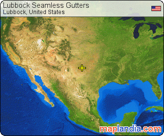 Lubbock Seamless Gutters satellite map