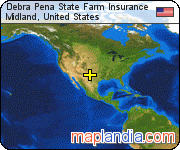 Debra Pena State Farm Insurance satellite map