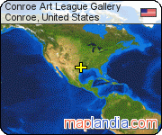 Conroe Art League Gallery  satellite map