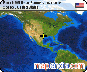 Ronnie Whitman Farmers Insurance satellite map
