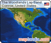 The Woodlands Lap Band  satellite map